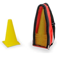 Vinex Juego de 20 marcas deportivas con bolsa de transporte- color azul- amarillo- verde- rojo- morado